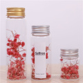 Wholesale Round Glass Test Tubes With Gold Or Silver Top For Beads Storage Glass Container